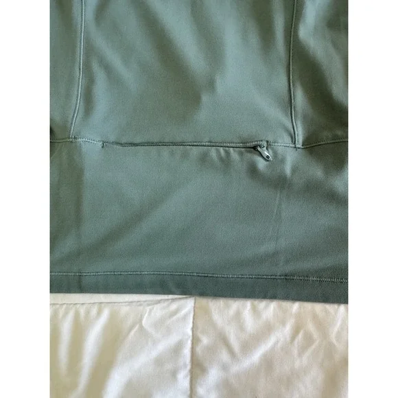 Lululemon Move With Ease Jacket Mystic Green Size 10 Hoodie Thumb Holes EUC - Picture 7 of 11